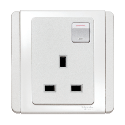 13A 1G SWITCHED SOCKET GREY - 6