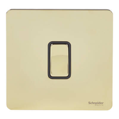 16AX 1G 2W SWITCH POL BRASS - 1