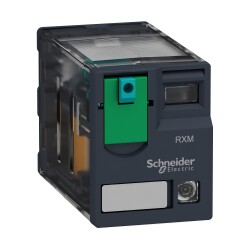 8 PIN MINI PLUG IN RELAY 12VDC 2C/O 12A WITH LED - Schneider Electric