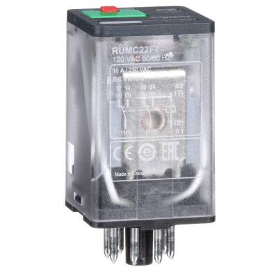 8 PIN PLUG IN RELAY 110VAC 2 C/O - 1