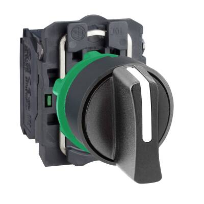 BLACK SELECTOR SWITCH DIAM 22 HANDLE 3 - 1