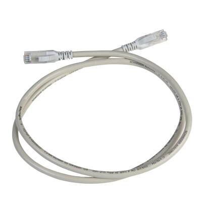 CATEGORY 6 PATCH CORD UTP 1MTR GREY - 1