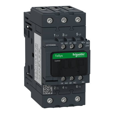 CONTACTOR 40A AC3 3P 24VDC NO+NC - 1