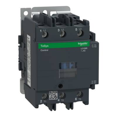 CONTACTOR 95A AC3 3P 24V - NO+NC - 1