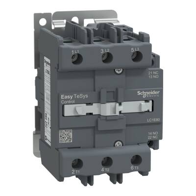 CONTACTOR TESYS E 3P - 80AMPS 37KW 240V AC3 1NO - 1