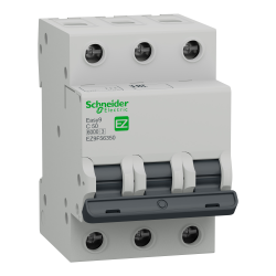 EASY9 MCB 3P 63A C 6000A 400V - 8