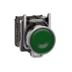 ILLUMINATED PUSH BUTTON 240V GREEN - Schneider Electric
