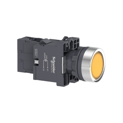 ILLUMINATED PUSH BUTTON 240VAC BLUE - 3