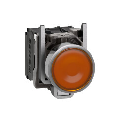ILLUMINATED PUSH BUTTON 240VAC YELLOW - Schneider Electric