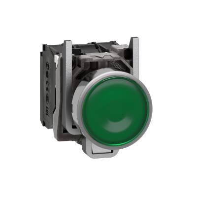 ILLUMINATED PUSH BUTTON LED 24V GREEN - 1