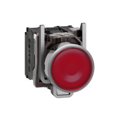 ILLUMINATED PUSH BUTTON LED 24V RED - Schneider Electric