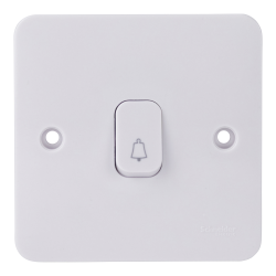 LISSE 10A 1GANG 2WAY MARKED 'BELL SYMBOL' SWITCH - Schneider Electric