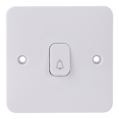 LISSE 10A 1GANG 2WAY MARKED 'BELL SYMBOL' SWITCH - 1