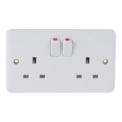 LISSE 13A TWIN SWITCHED SOCKET OUTLET - 1