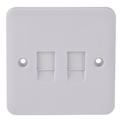LISSE 2G RJ45 CAT 6 UTP OUTLET - Schneider Electric