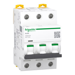 MCB C60N 3P 4A D CURVE - Schneider Electric