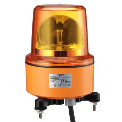 ORANGE ROTTING LED BEACON LIGHT 240V - 1