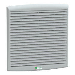 PLASTIC OUTLET GRILLE 291MM X 291MM FOR FAN - Schneider Electric