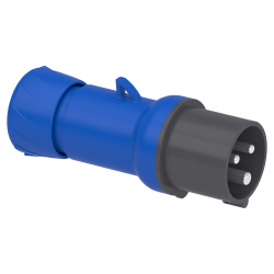 PLUG 16A 240V 3PIN BLUE IP67 - 3