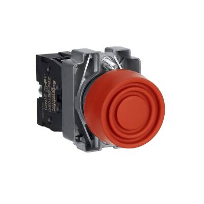PUSH BUTTON BOOTED RED 1 NC - 1