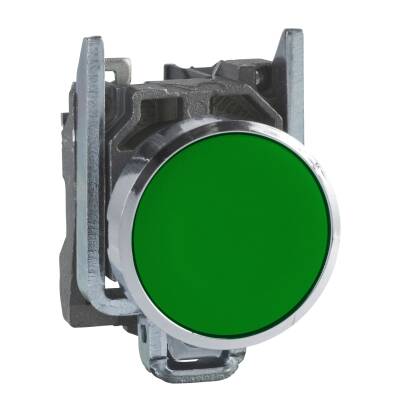 PUSH BUTTON NO 22MM GREEN - 1