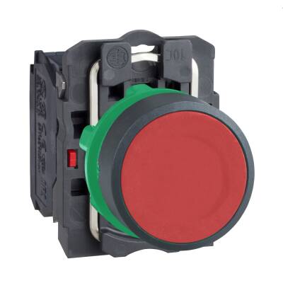 PUSH BUTTON SCHNEIDER RED WITH NC CONTACT - 1