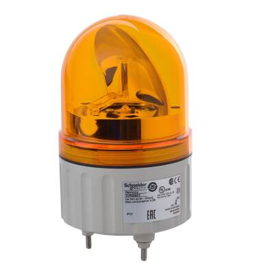 ROTATING BEACON ORANGE WITHOUT BUZZER 24V AC/DC - 1