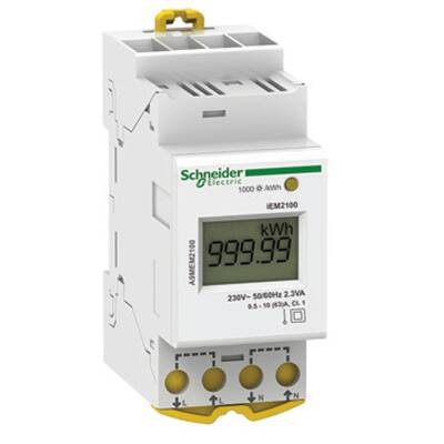 SINGLE PHASE KWH METER 63A DIN DIRECT - 1