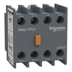 TESYS E AUXILIARY CONTACT BLOCK 2NO 2NC - Schneider Electric
