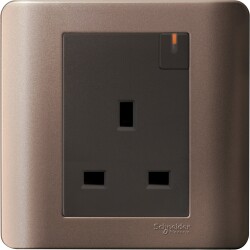 ZENCELO 13A SINGLE SOCKET WITH INDICATOR - Schneider Electric