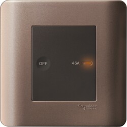 ZENCELO 45A 1 GANG DP SWITCH WITH NEON ROOCKER - Schneider Electric