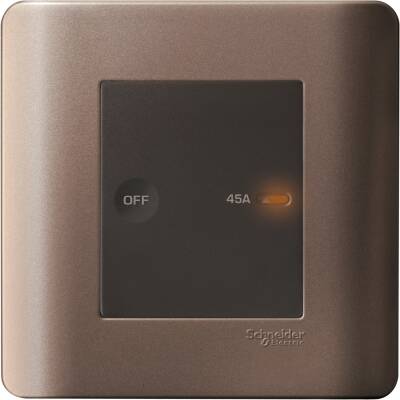 ZENCELO 45A 1 GANG DP SWITCH WITH NEON ROOCKER - 1